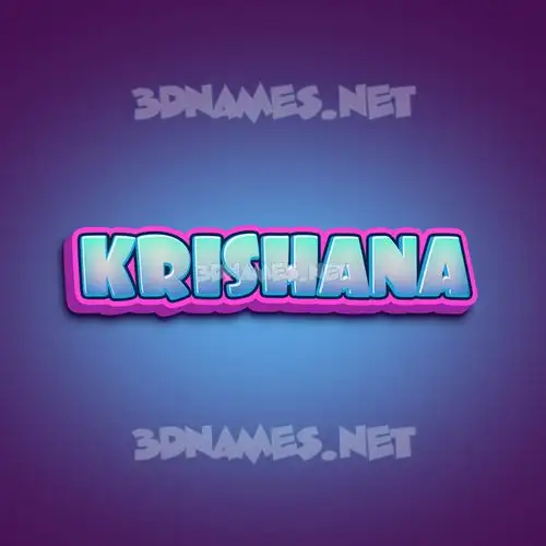 krishana in Phat Purple style - 3D name wallpaper krishana in Phat Purple style - 3D name wallpaper