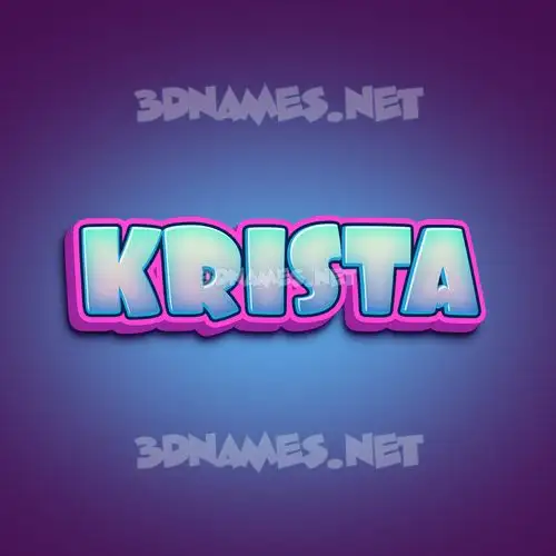 krista in Phat Purple style - 3D name wallpaper krista in Phat Purple style - 3D name wallpaper