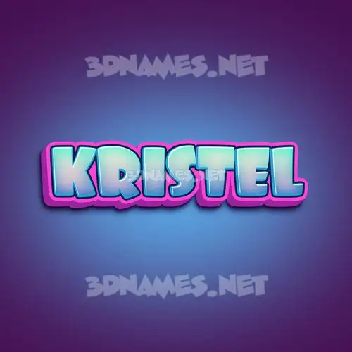 kristel in Phat Purple style - 3D name wallpaper kristel in Phat Purple style - 3D name wallpaper