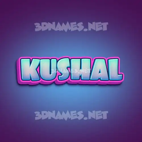 kushal in Phat Purple style - 3D name wallpaper kushal in Phat Purple style - 3D name wallpaper