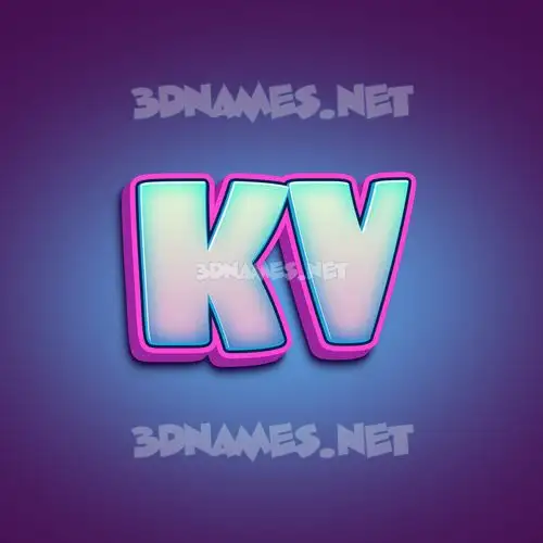 kv in Phat Purple style - 3D name wallpaper