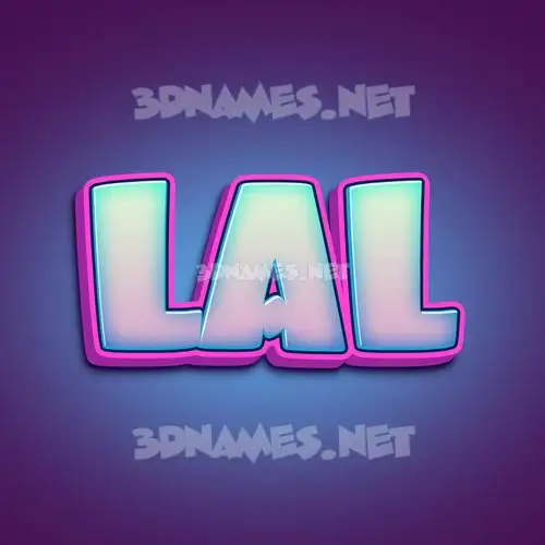 lal in Phat Purple style - 3D name wallpaper lal in Phat Purple style - 3D name wallpaper