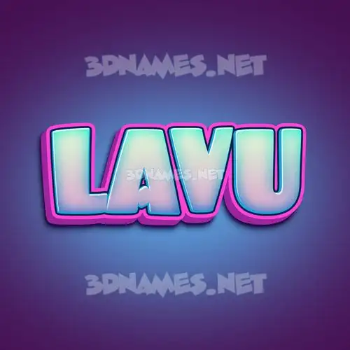 lavu in Phat Purple style - 3D name wallpaper lavu in Phat Purple style - 3D name wallpaper