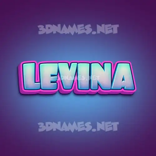 levina in Phat Purple style - 3D name wallpaper levina in Phat Purple style - 3D name wallpaper