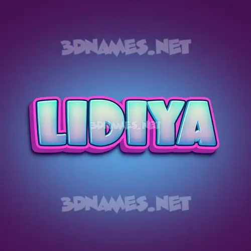 lidiya in Phat Purple style - 3D name wallpaper lidiya in Phat Purple style - 3D name wallpaper