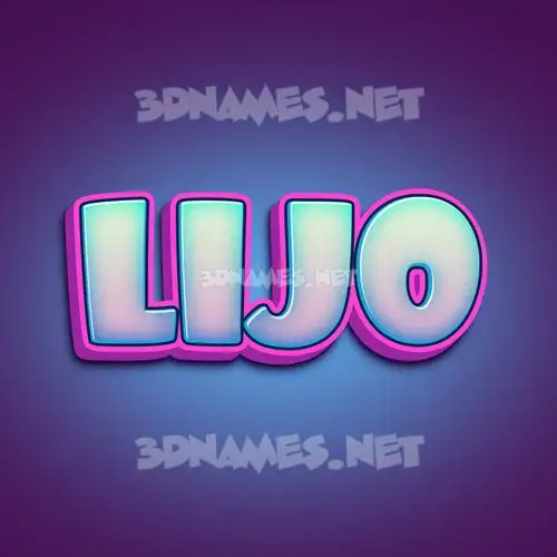 lijo in Phat Purple style - 3D name wallpaper lijo in Phat Purple style - 3D name wallpaper