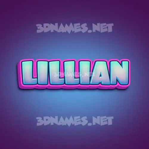 lillian in Phat Purple style - 3D name wallpaper lillian in Phat Purple style - 3D name wallpaper