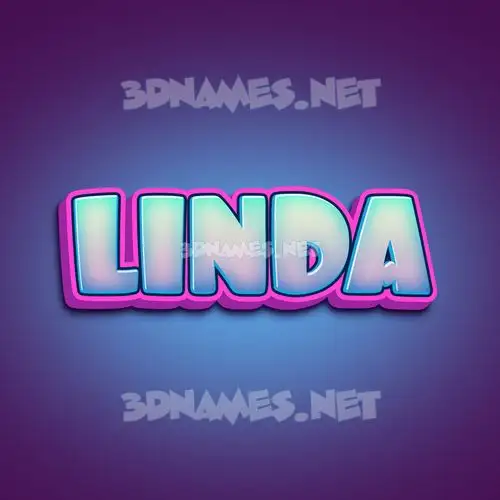 linda in Phat Purple style - 3D name wallpaper linda in Phat Purple style - 3D name wallpaper
