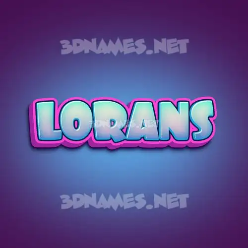 lorans in Phat Purple style - 3D name wallpaper lorans in Phat Purple style - 3D name wallpaper