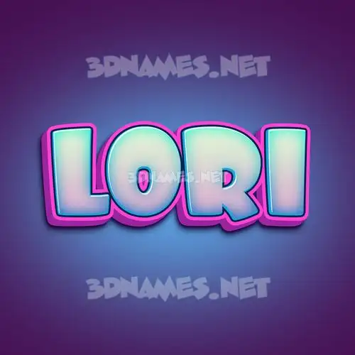 lori in Phat Purple style - 3D name wallpaper lori in Phat Purple style - 3D name wallpaper