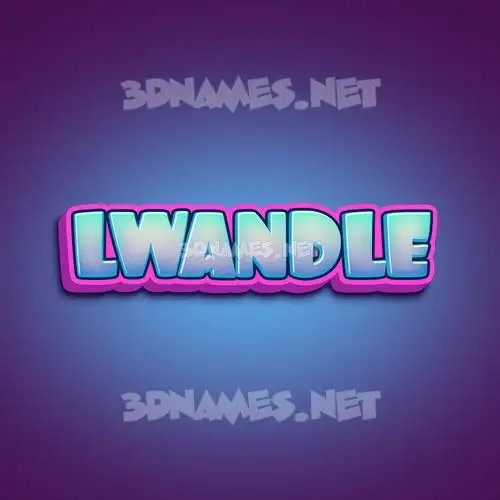 lwandle in Phat Purple style - 3D name wallpaper lwandle in Phat Purple style - 3D name wallpaper