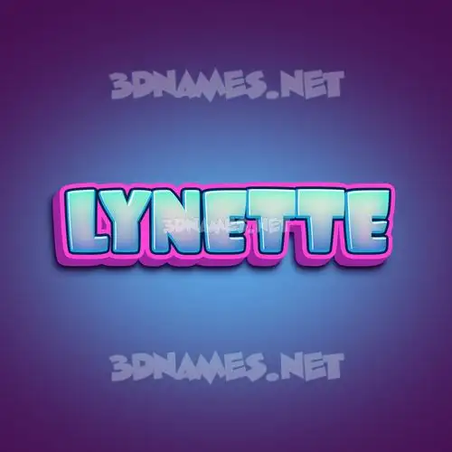 lynette in Phat Purple style - 3D name wallpaper lynette in Phat Purple style - 3D name wallpaper