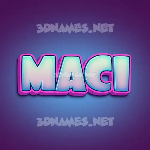 maci in Phat Purple style - 3D name wallpaper maci in Phat Purple style - 3D name wallpaper