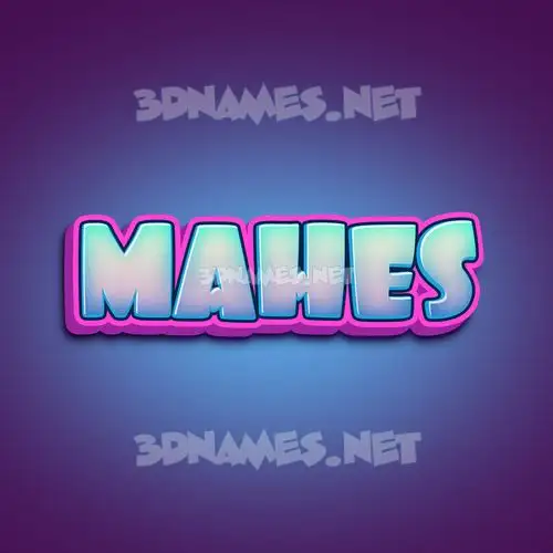mahes in Phat Purple style - 3D name wallpaper mahes in Phat Purple style - 3D name wallpaper