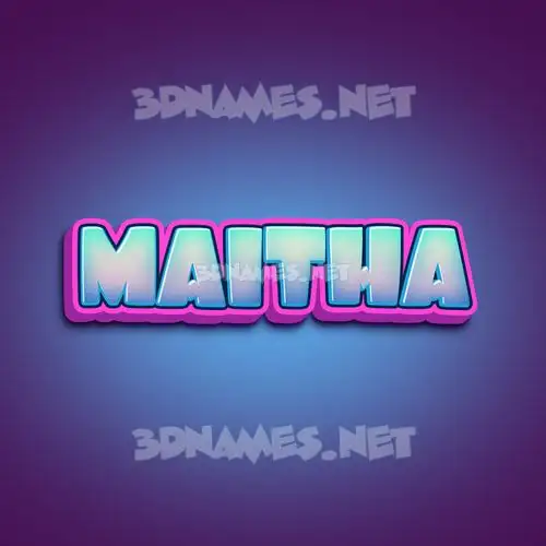 maitha in Phat Purple style - 3D name wallpaper maitha in Phat Purple style - 3D name wallpaper