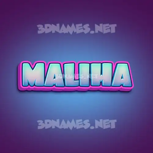maliha in Phat Purple style - 3D name wallpaper maliha in Phat Purple style - 3D name wallpaper