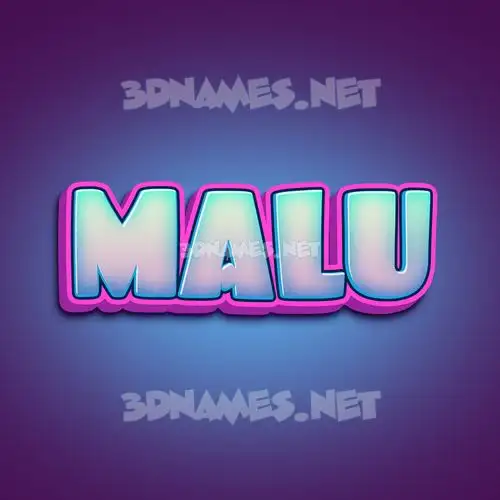 malu in Phat Purple style - 3D name wallpaper malu in Phat Purple style - 3D name wallpaper