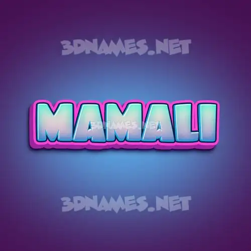 mamali in Phat Purple style - 3D name wallpaper mamali in Phat Purple style - 3D name wallpaper