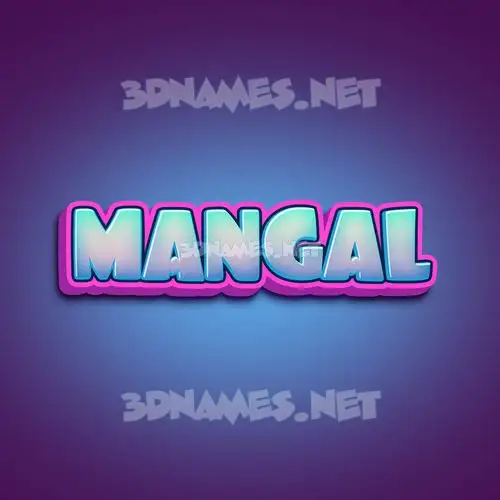 mangal in Phat Purple style - 3D name wallpaper mangal in Phat Purple style - 3D name wallpaper
