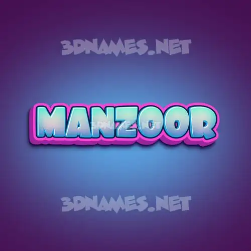 manzoor in Phat Purple style - 3D name wallpaper manzoor in Phat Purple style - 3D name wallpaper