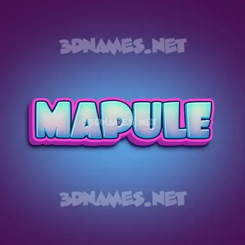 mapule in Phat Purple style - 3D name wallpaper mapule in Phat Purple style - 3D name wallpaper