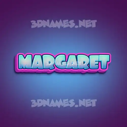 margaret in Phat Purple style - 3D name wallpaper