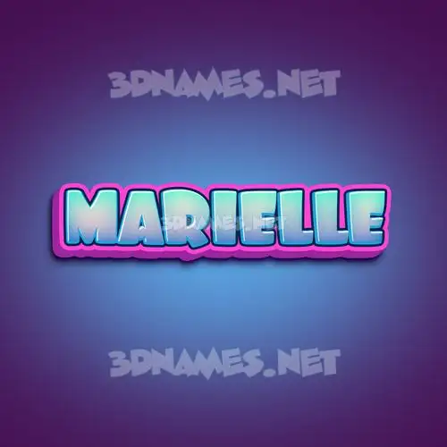 marielle in Phat Purple style - 3D name wallpaper marielle in Phat Purple style - 3D name wallpaper