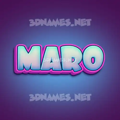 maro in Phat Purple style - 3D name wallpaper maro in Phat Purple style - 3D name wallpaper