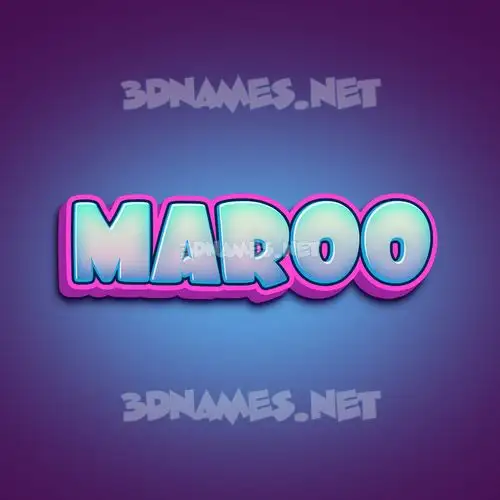 maroo in Phat Purple style - 3D name wallpaper maroo in Phat Purple style - 3D name wallpaper