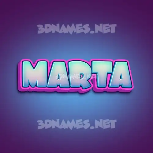 marta in Phat Purple style - 3D name wallpaper marta in Phat Purple style - 3D name wallpaper