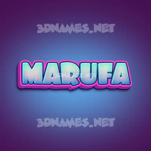 marufa in Phat Purple style - 3D name wallpaper marufa in Phat Purple style - 3D name wallpaper