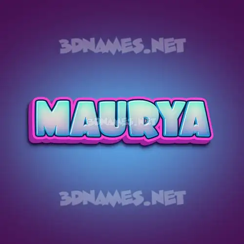 maurya in Phat Purple style - 3D name wallpaper maurya in Phat Purple style - 3D name wallpaper