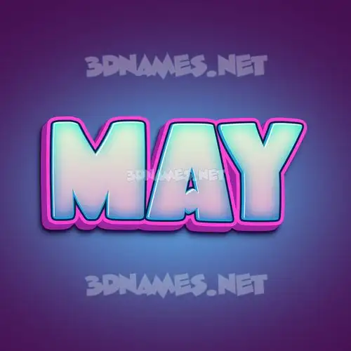 may in Phat Purple style - 3D name wallpaper may in Phat Purple style - 3D name wallpaper