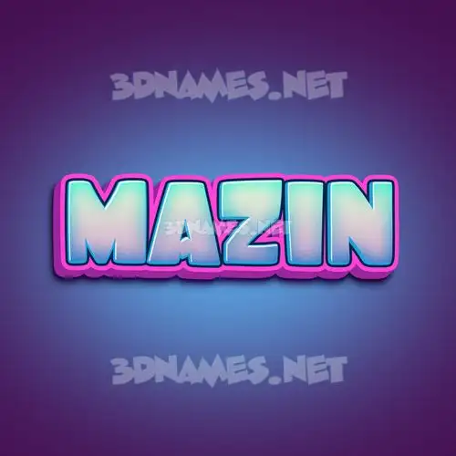 mazin in Phat Purple style - 3D name wallpaper mazin in Phat Purple style - 3D name wallpaper