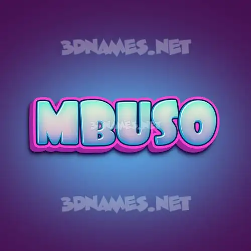 mbuso in Phat Purple style - 3D name wallpaper mbuso in Phat Purple style - 3D name wallpaper