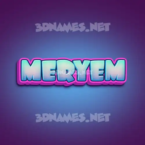 meryem in Phat Purple style - 3D name wallpaper meryem in Phat Purple style - 3D name wallpaper