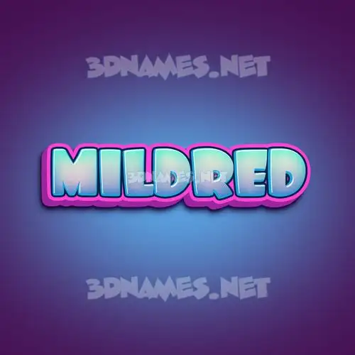 mildred in Phat Purple style - 3D name wallpaper mildred in Phat Purple style - 3D name wallpaper