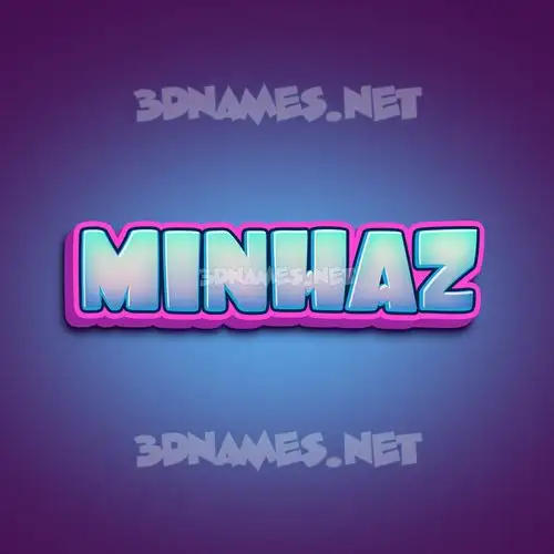 minhaz in Phat Purple style - 3D name wallpaper minhaz in Phat Purple style - 3D name wallpaper