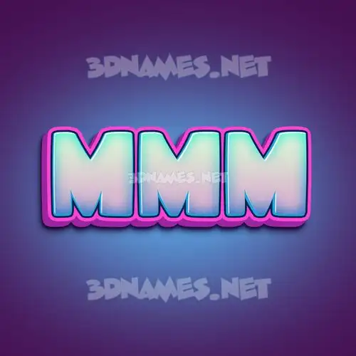 mmm in Phat Purple style - 3D name wallpaper mmm in Phat Purple style - 3D name wallpaper