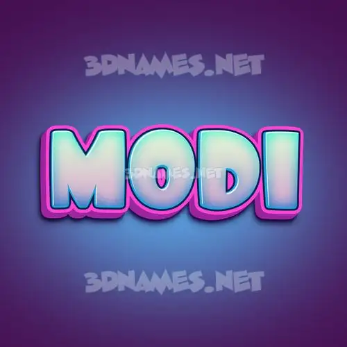 modi in Phat Purple style - 3D name wallpaper modi in Phat Purple style - 3D name wallpaper