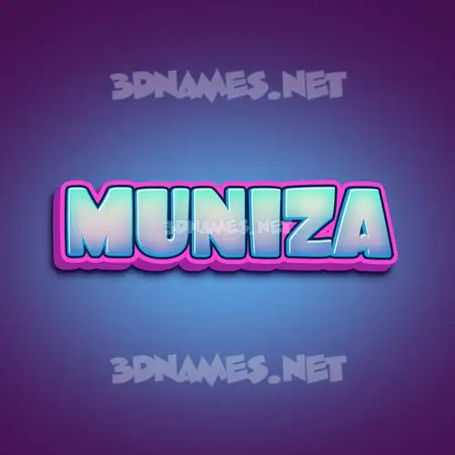 muniza in Phat Purple style - 3D name wallpaper muniza in Phat Purple style - 3D name wallpaper