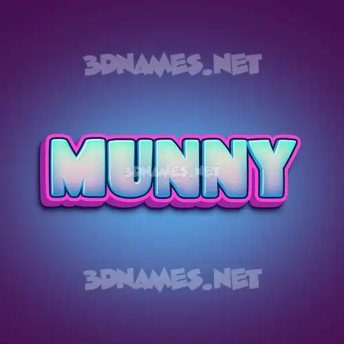 munny in Phat Purple style - 3D name wallpaper munny in Phat Purple style - 3D name wallpaper