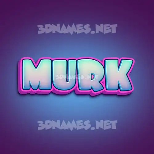 murk in Phat Purple style - 3D name wallpaper murk in Phat Purple style - 3D name wallpaper