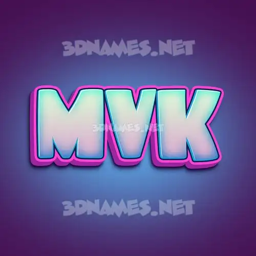 mvk in Phat Purple style - 3D name wallpaper mvk in Phat Purple style - 3D name wallpaper