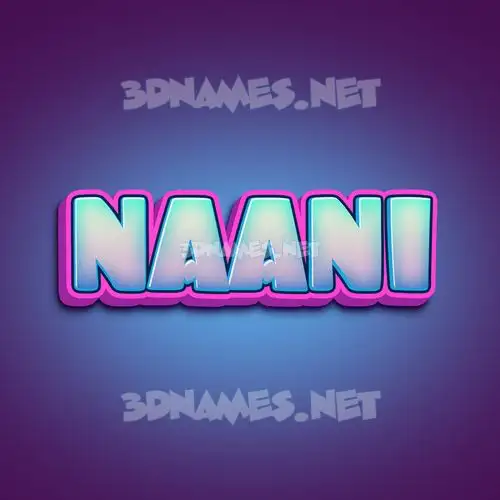 naani in Phat Purple style - 3D name wallpaper naani in Phat Purple style - 3D name wallpaper