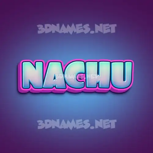 nachu in Phat Purple style - 3D name wallpaper nachu in Phat Purple style - 3D name wallpaper