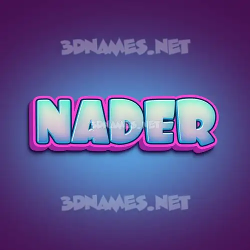 nader in Phat Purple style - 3D name wallpaper nader in Phat Purple style - 3D name wallpaper