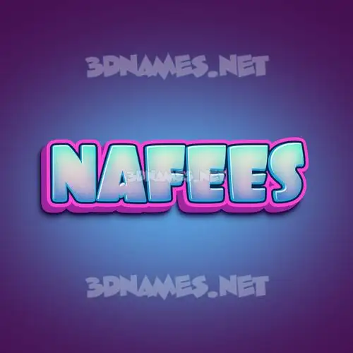 nafees in Phat Purple style - 3D name wallpaper nafees in Phat Purple style - 3D name wallpaper