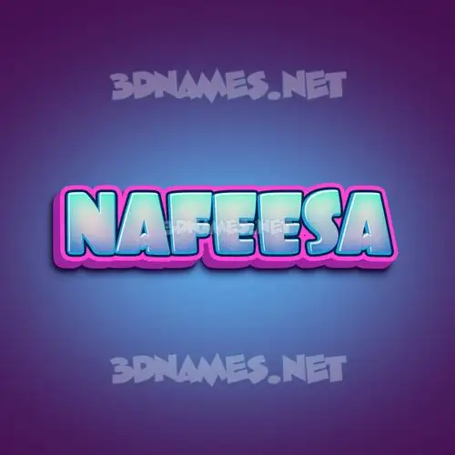 nafeesa in Phat Purple style - 3D name wallpaper nafeesa in Phat Purple style - 3D name wallpaper