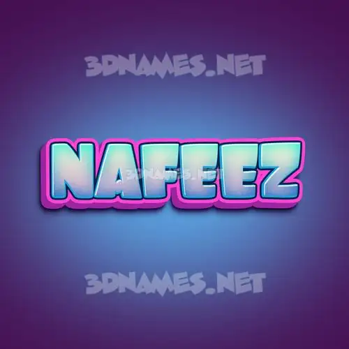 nafeez in Phat Purple style - 3D name wallpaper nafeez in Phat Purple style - 3D name wallpaper
